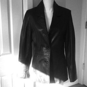 100% Leather Nine West Blazer